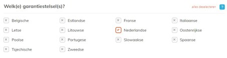 Deposito's onder Nederlandse spaargarantie